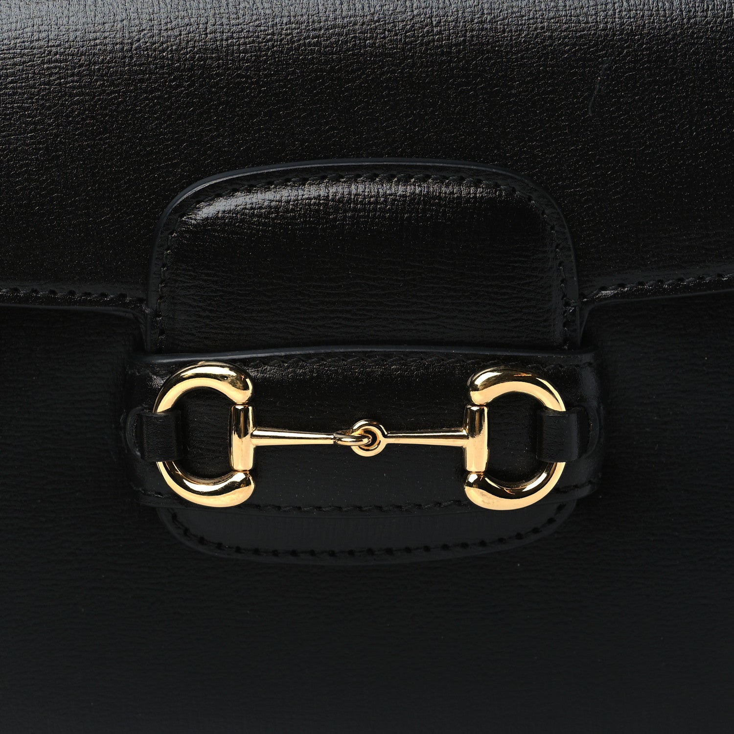 Gucci Azalea Calfskin Web Mini Horsebit 1955 Shoulder Bag Black 7 of 7