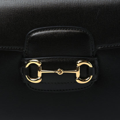 Gucci Azalea Calfskin Web Mini Horsebit 1955 Shoulder Bag Black 7 of 7