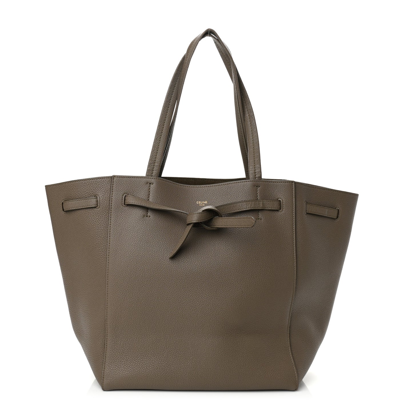 Soft Grained Calfskin Small Belt Cabas Phantom Taupe