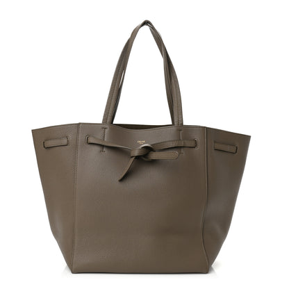 Celine Soft Grained Calfskin Small Belt Cabas Phantom Taupe 1 of 10