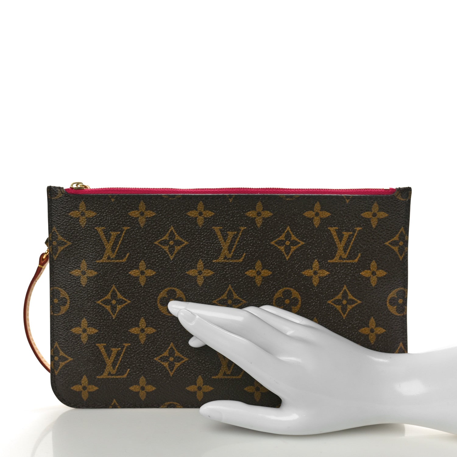 Louis Vuitton Monogram Neverfull MM GM Pochette Pivoine 2 of 7