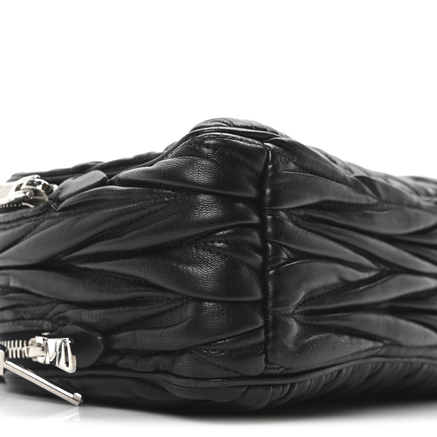 Miu Miu Nappa Matelasse Camera Bag Black 8 of 9