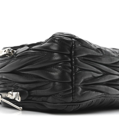 Miu Miu Nappa Matelasse Camera Bag Black 8 of 9