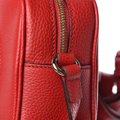 Gucci Pebbled Calfskin Small Soho Disco Bag Tabasco Red 10 of 10