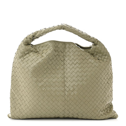 Bottega Veneta Calfskin Intrecciato Large Hop Travertine 1 of 10