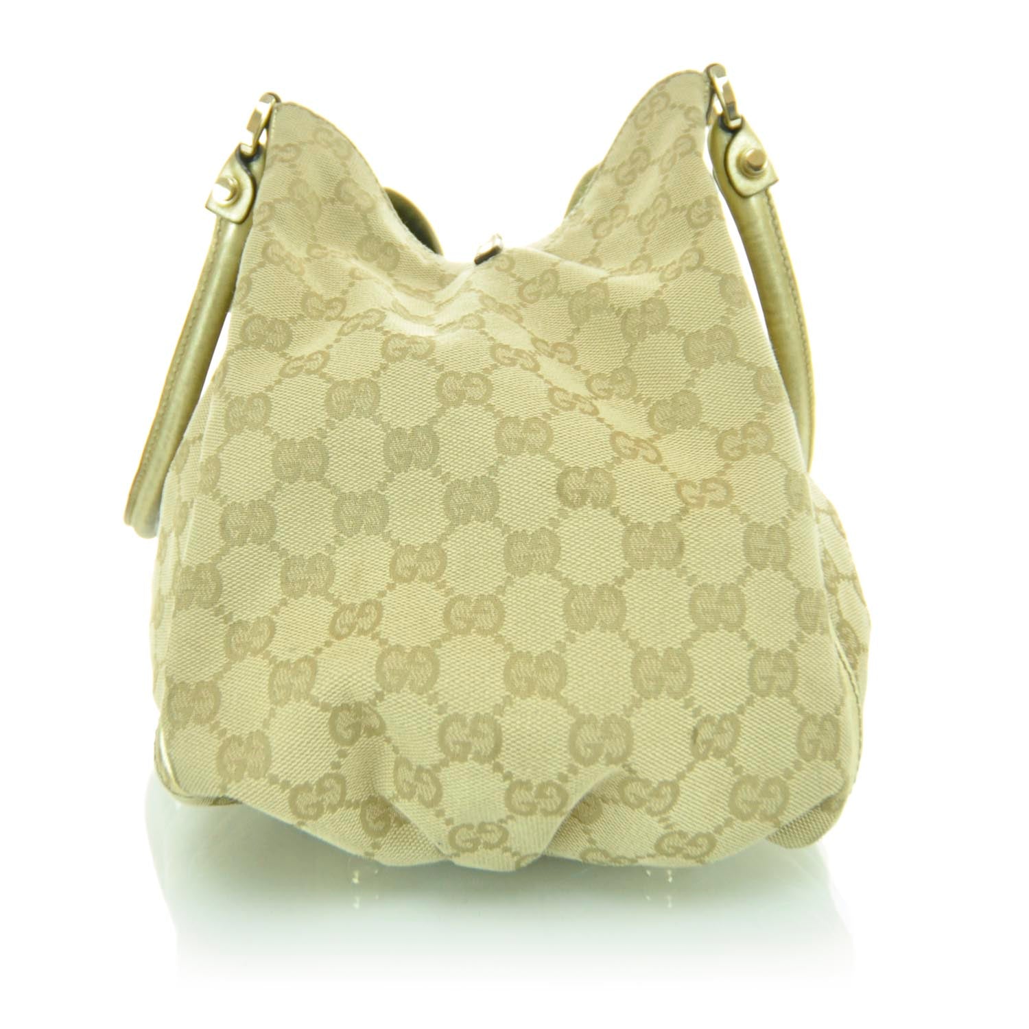 Gucci Monogram D Gold Hobo Metallic Gold 8 of 12