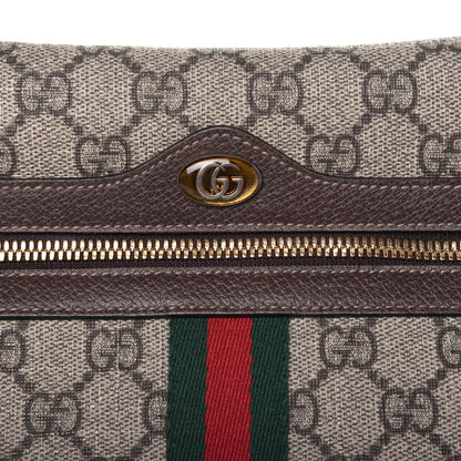 Gucci GG Supreme Monogram Web Small Ophidia Shoulder Bag Brown 20 of 21