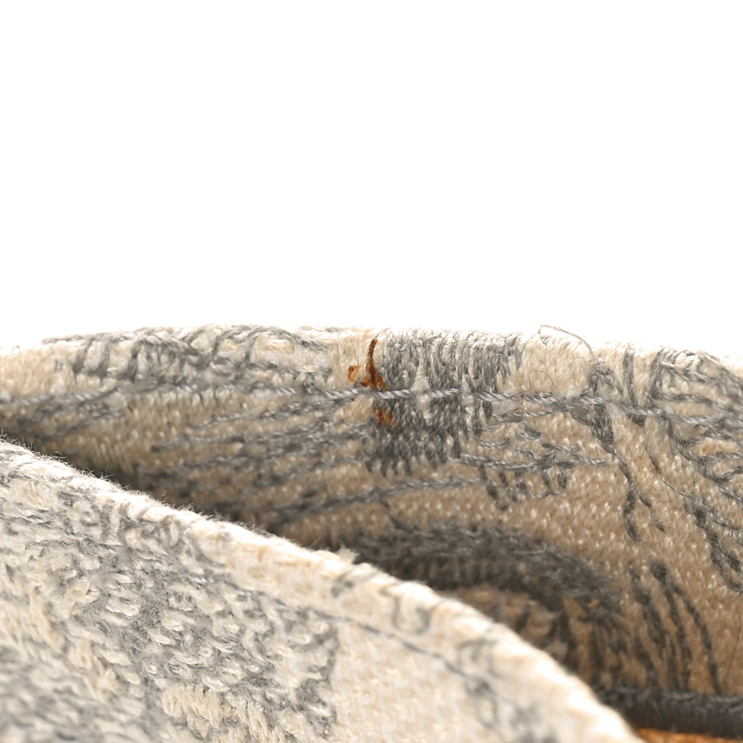 Christian Dior Canvas Embroidered Medium Dioriviera Toile De Jouy Book Tote Gray 13 of 14