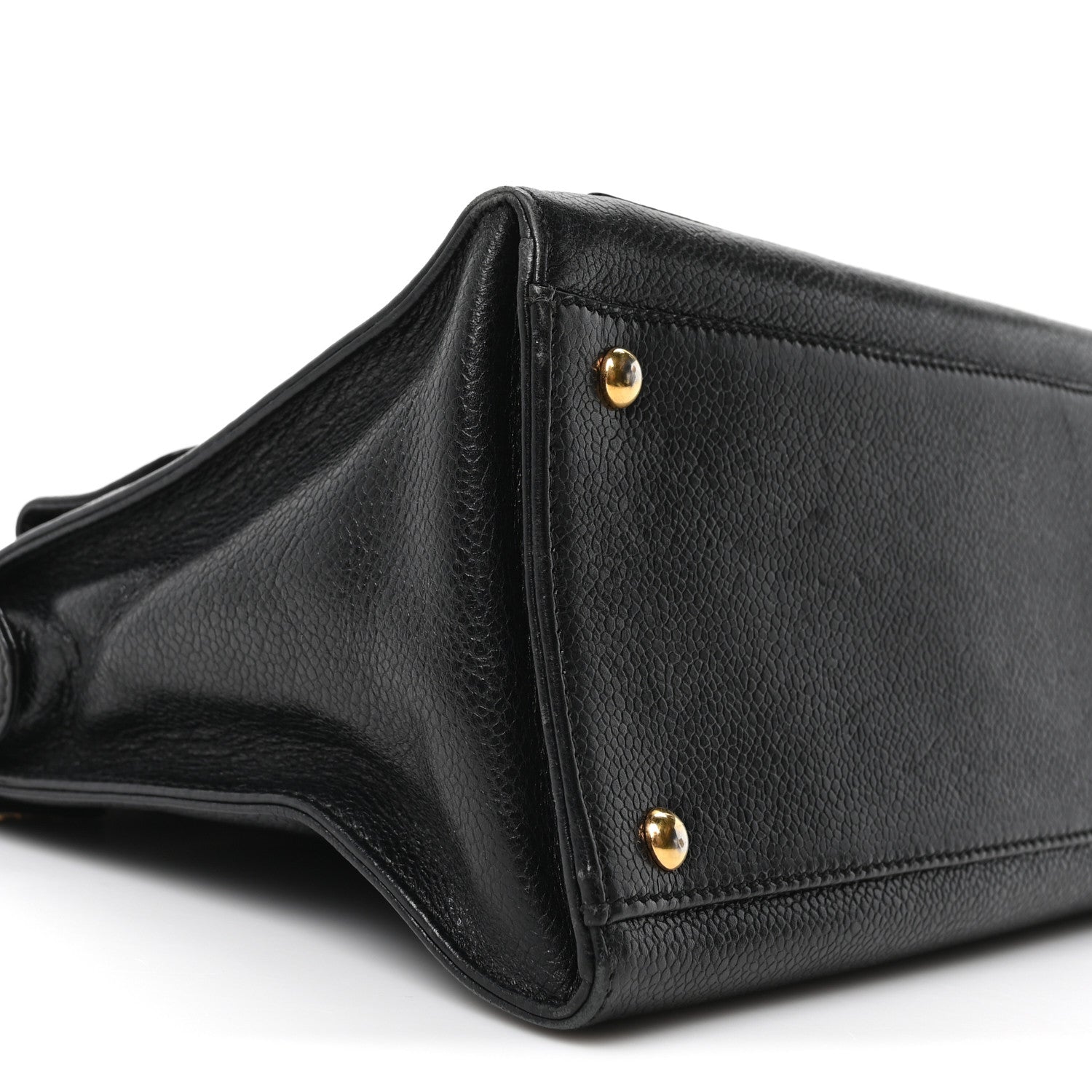 Chanel Caviar Flap Shoulder Bag Black 9 of 10