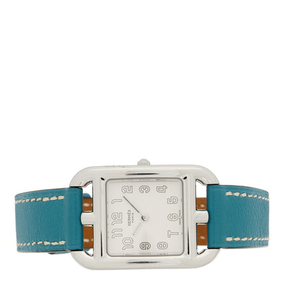Hermes Stainless Steel Swift 23mm Cape Cod Quartz Watch Blue Jean 2 of 5