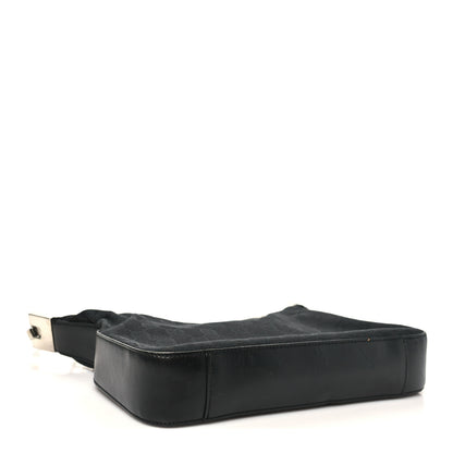 Gucci Monogram GG Clasp Hobo Black 4 of 10