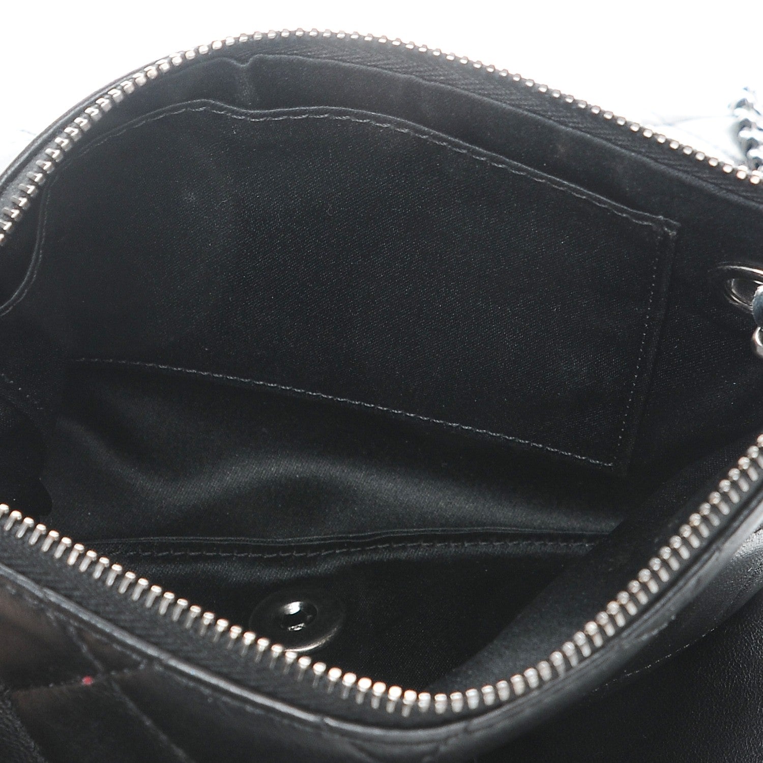 Chanel Patent Quilted Crossbody Black 6 of 14