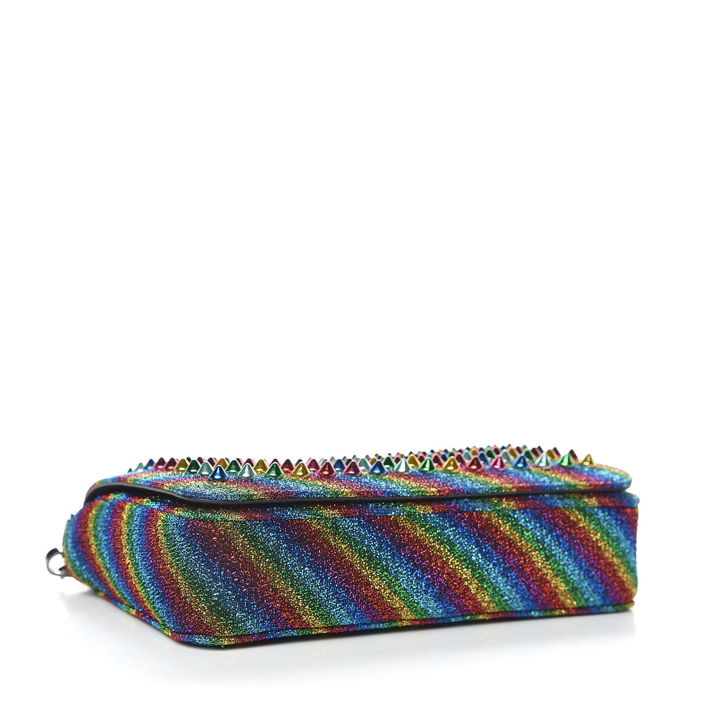 Lurex Spiked Zoompouch Crossbody Multi