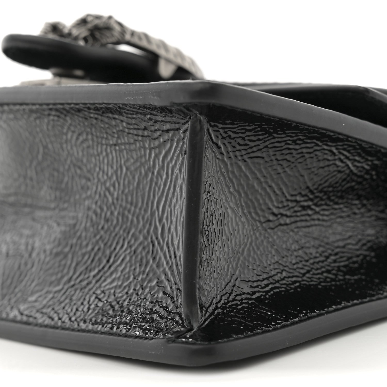 Gucci Crinkled Patent Mini Dionysus Shoulder Bag Black 10 of 10