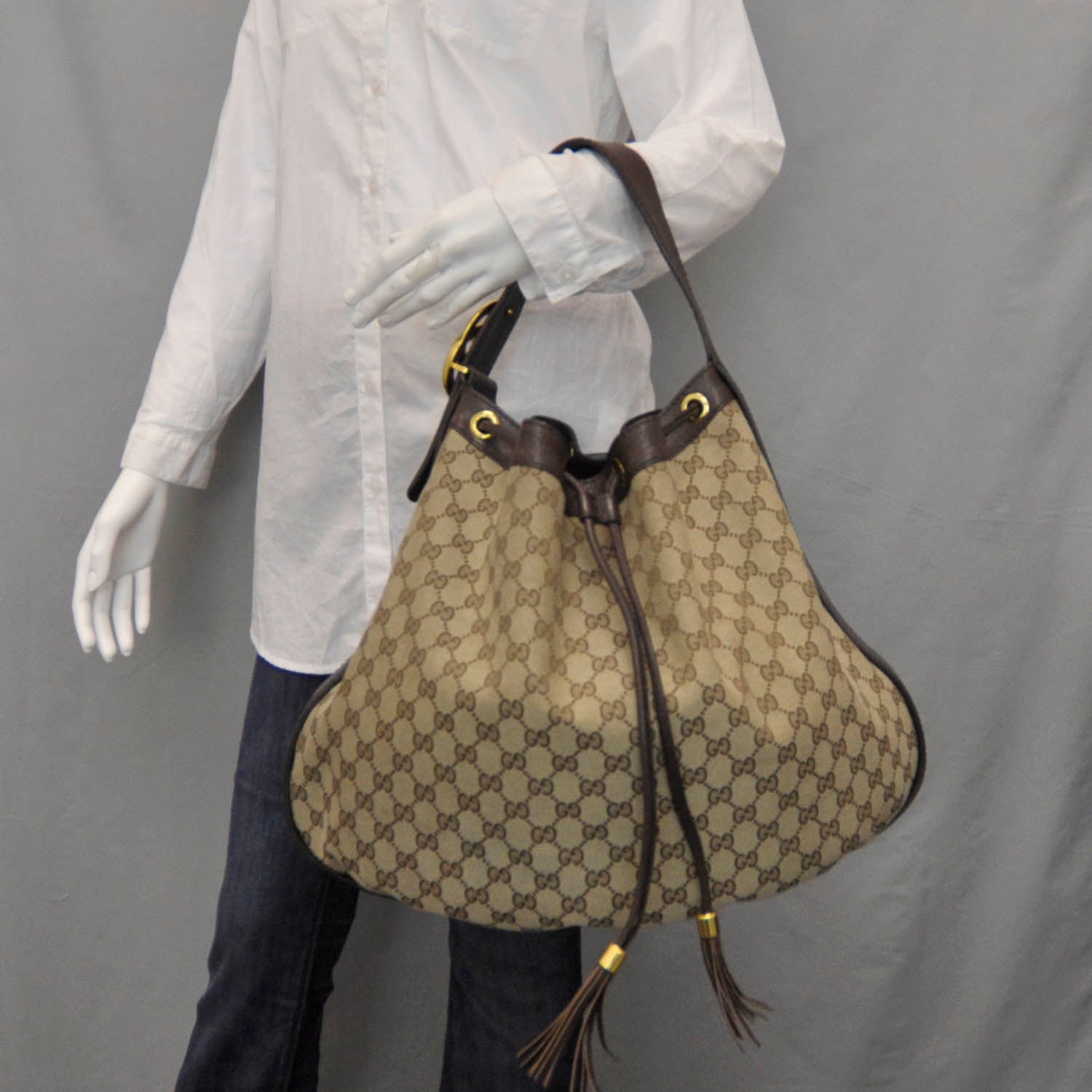 Gucci Monogram Interlocking Icon Bag Ebony 2 of 9
