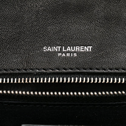 Saint Laurent Calfskin Monogram Armature Medium Niki Chain Satchel Black 7 of 13