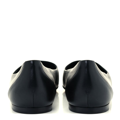 Louis Vuitton Lambskin Capucines Flat Ballerinas 40 Black 6 of 11