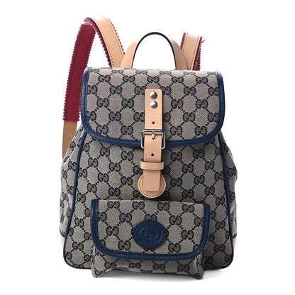 Gucci Monogram Children's GG Backpack Navy 1 of 4