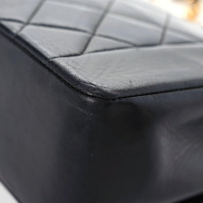 Chanel Lambskin Quilted Medium Single Flap Black 15 of 20
