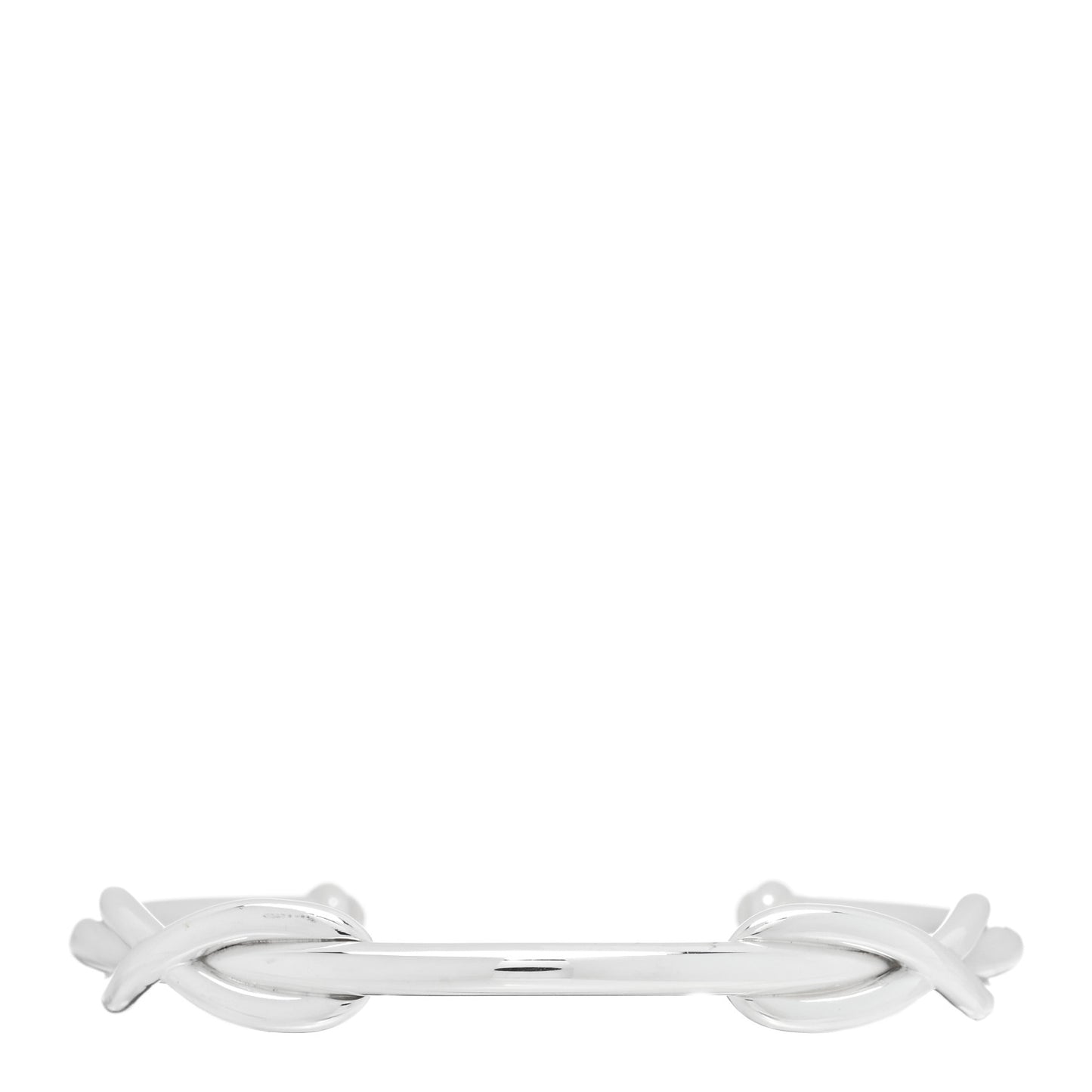 Sterling Silver Double Infinity Cuff Bracelet