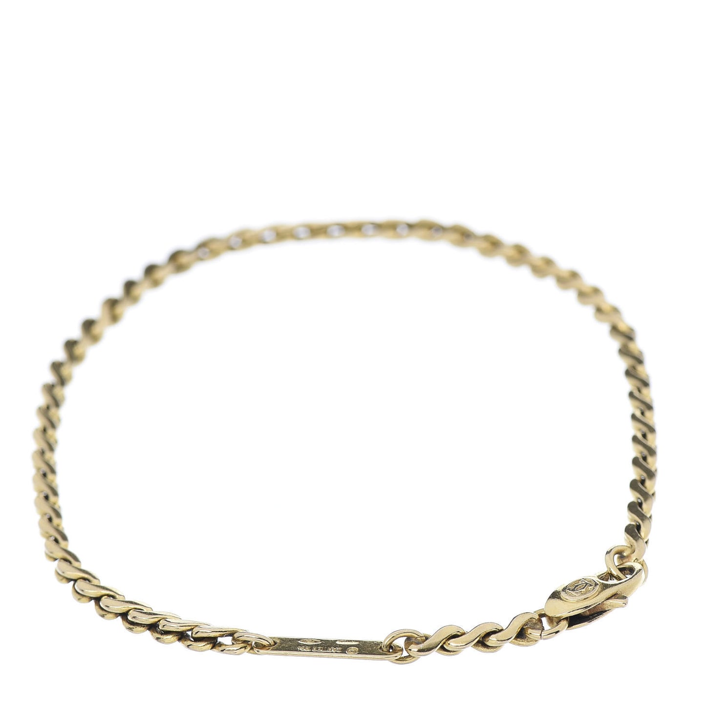 18K Yellow Gold Twist Bracelet