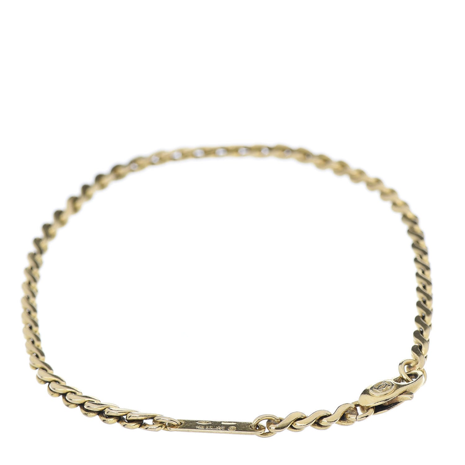 Cartier 18K Yellow Gold Twist Bracelet 3 of 6
