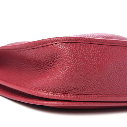 Hermes Taurillon Clemence Evelyne III GM Rubis 7 of 11