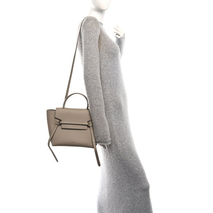 Celine Grained Calfskin Micro Belt Bag Light Taupe 2 of 10