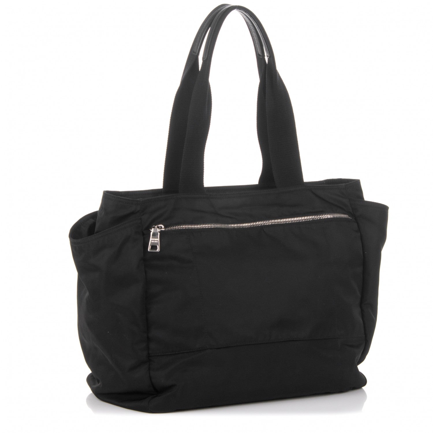 Prada Tessuto Nylon Vela Diaper Bag Black 3 of 7