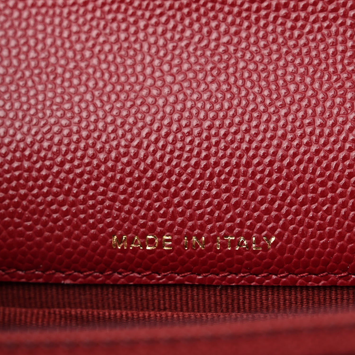 Chanel Caviar Quilted Pocket Twins Clutch With Chain Burgundy 7 of 12