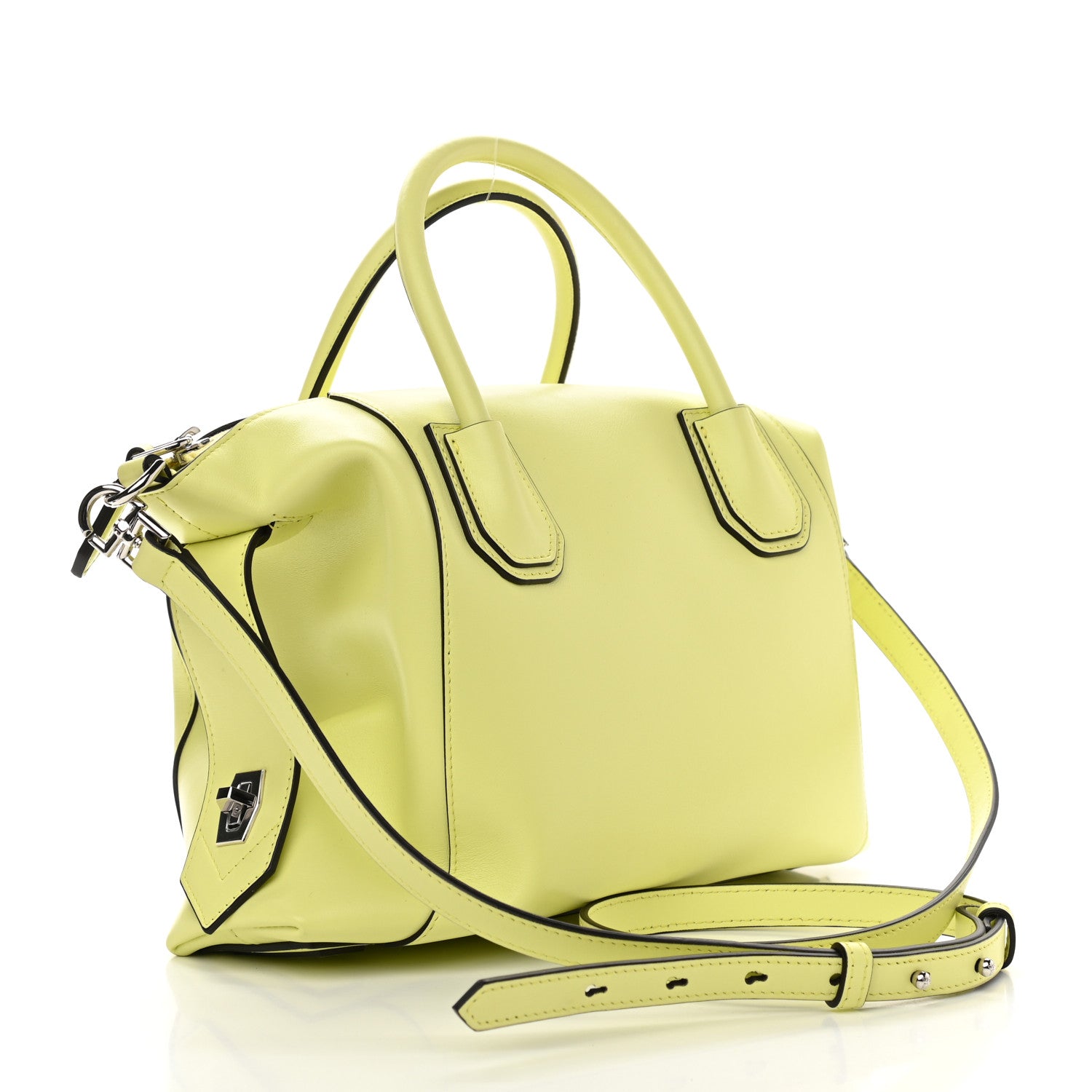 Givenchy Calfskin Small Soft Antigona Yellow 3 of 10