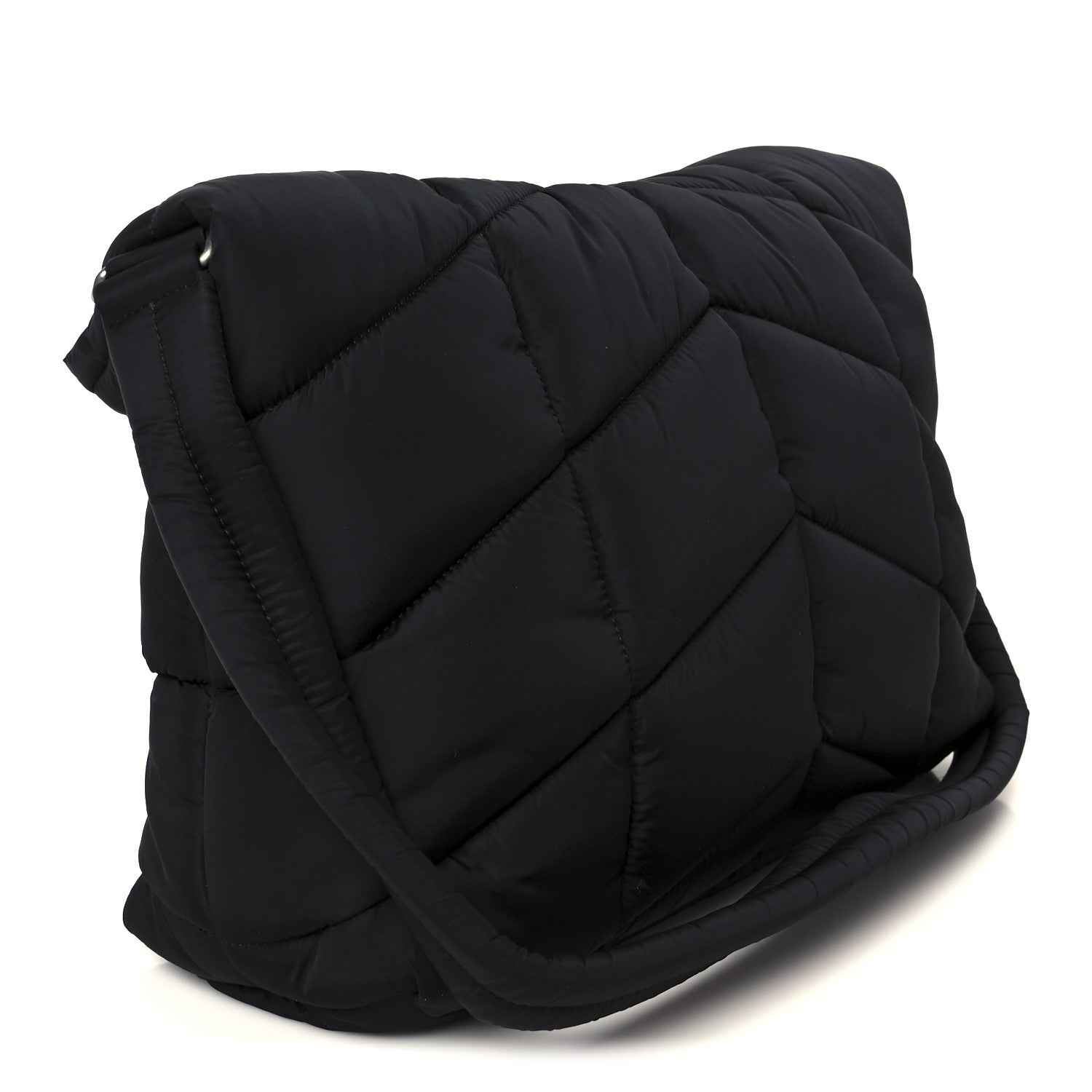 Saint Laurent Econyl Nylon Lou Puffer Messenger Black 3 of 10