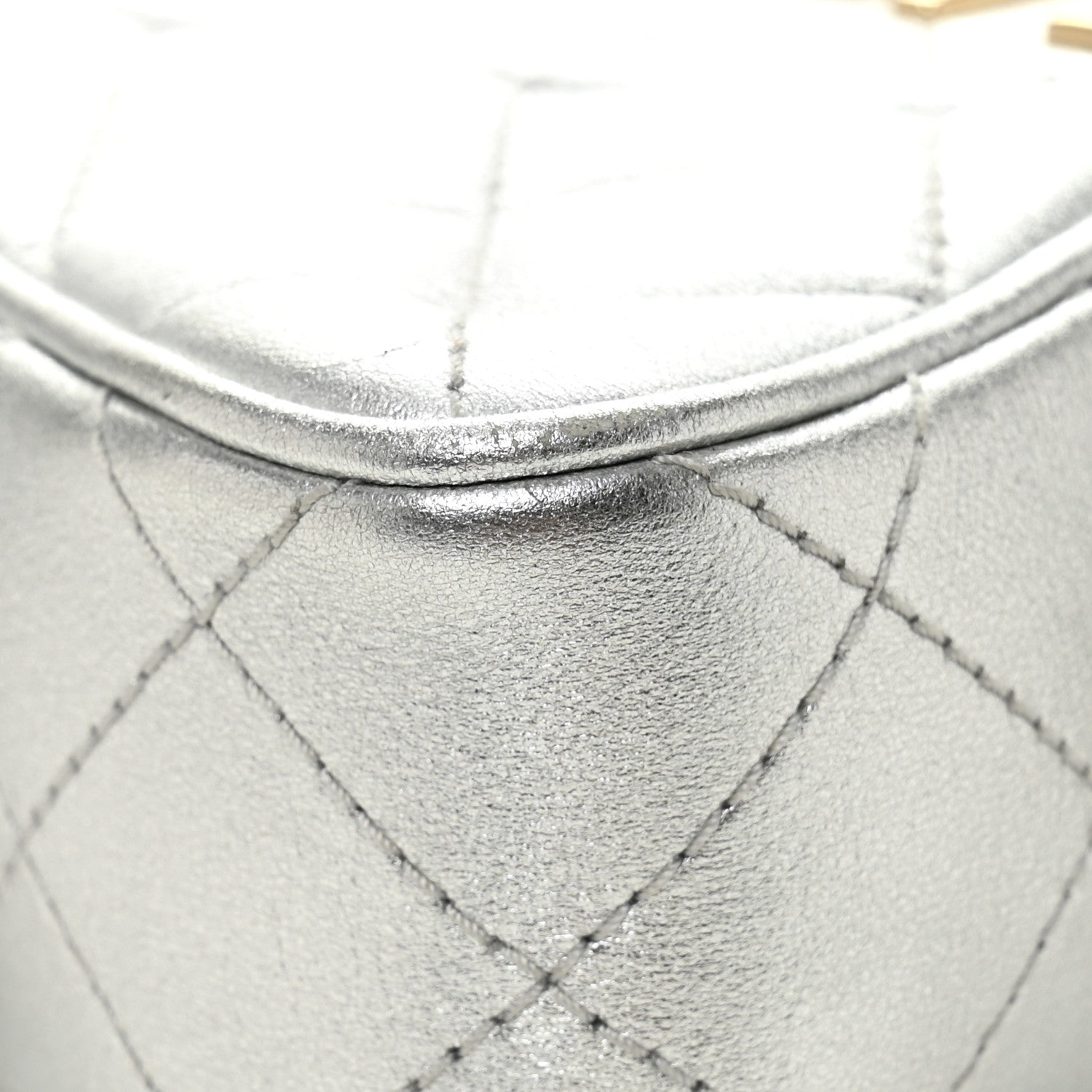 Chanel Metallic Lambskin Walk Of Fame Bag Silver 10 of 10