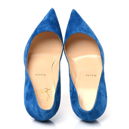 Christian Louboutin Veau Velours Pigalle Follies 100 Pumps 39 Positano 2 of 10