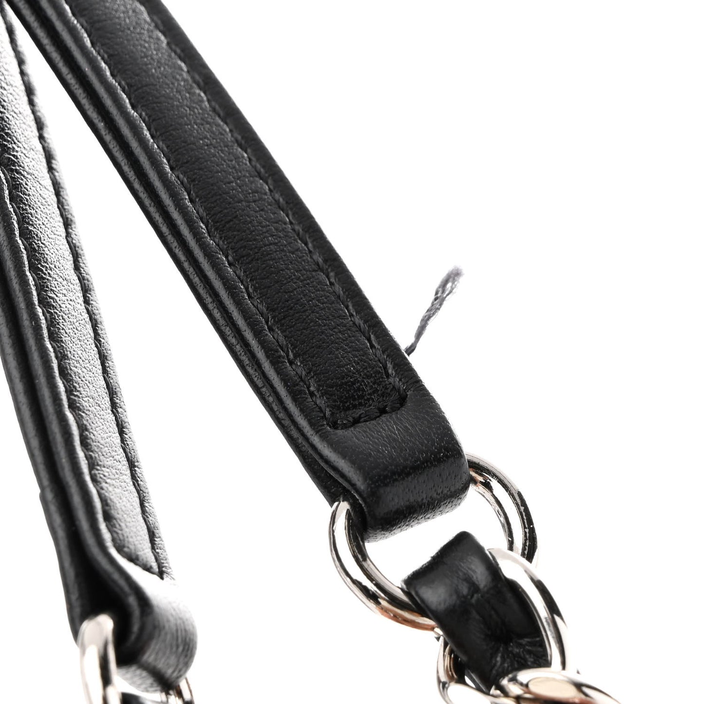 Lambskin Quilted Bowler Flap Shoulder Bag Black