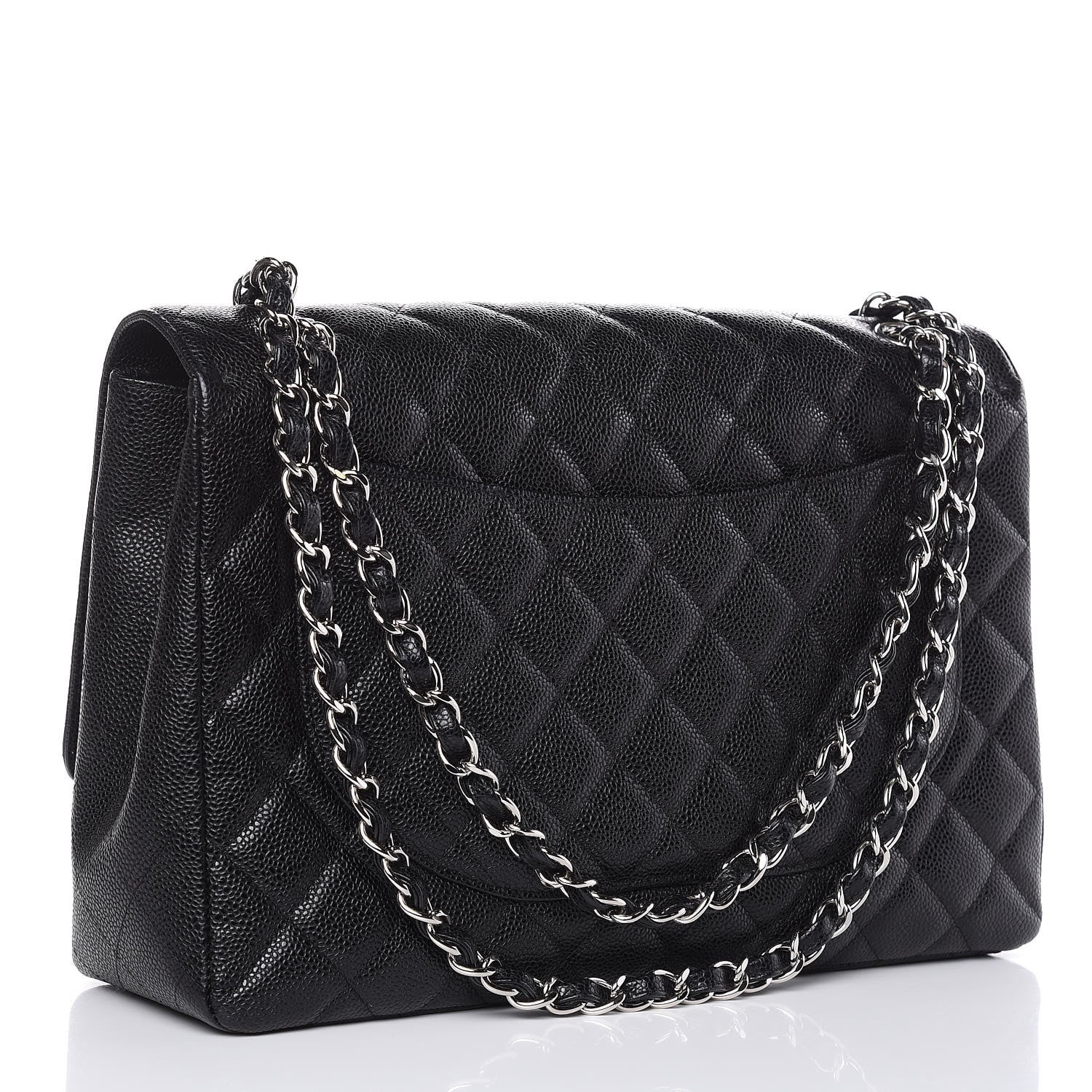 Chanel Caviar Quilted Maxi Single Flap Black 4 of 14