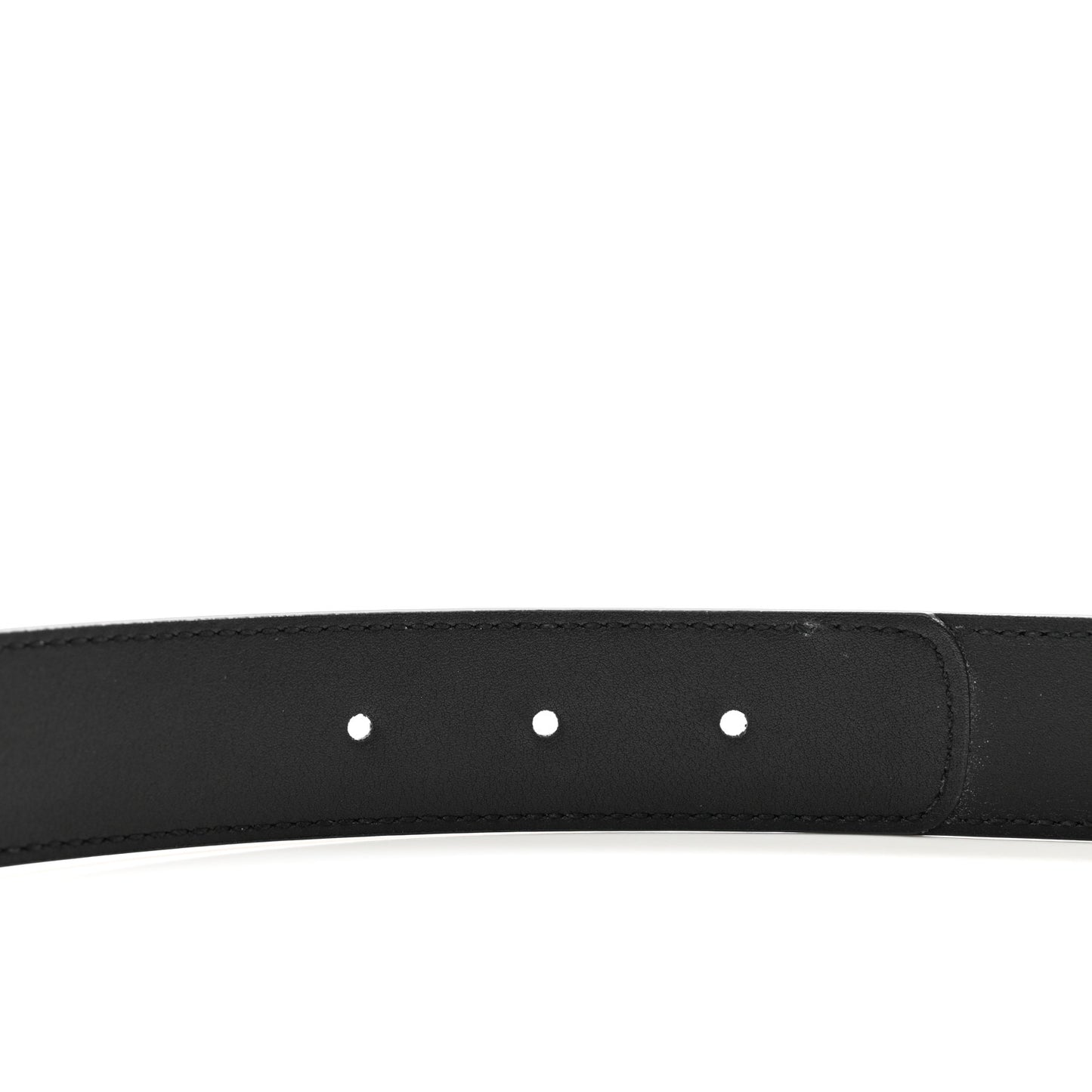 GG Supreme Monogram Matte Plutone Calfskin Double G 30mm Belt 95 38 Beige Ebony Black