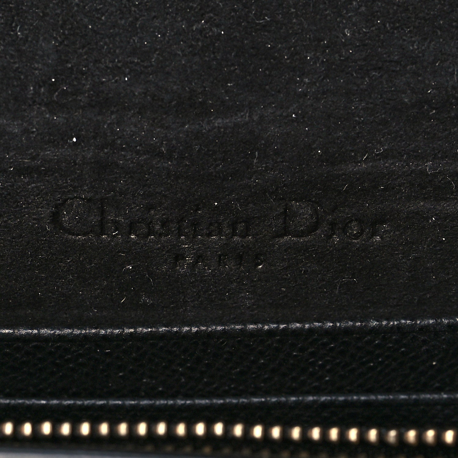 Christian Dior Grained Calfskin Saddle Belt Bag Black 6 of 10