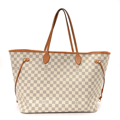 Louis Vuitton Damier Azur Neo Neverfull GM Rose Ballerine 1 of 12