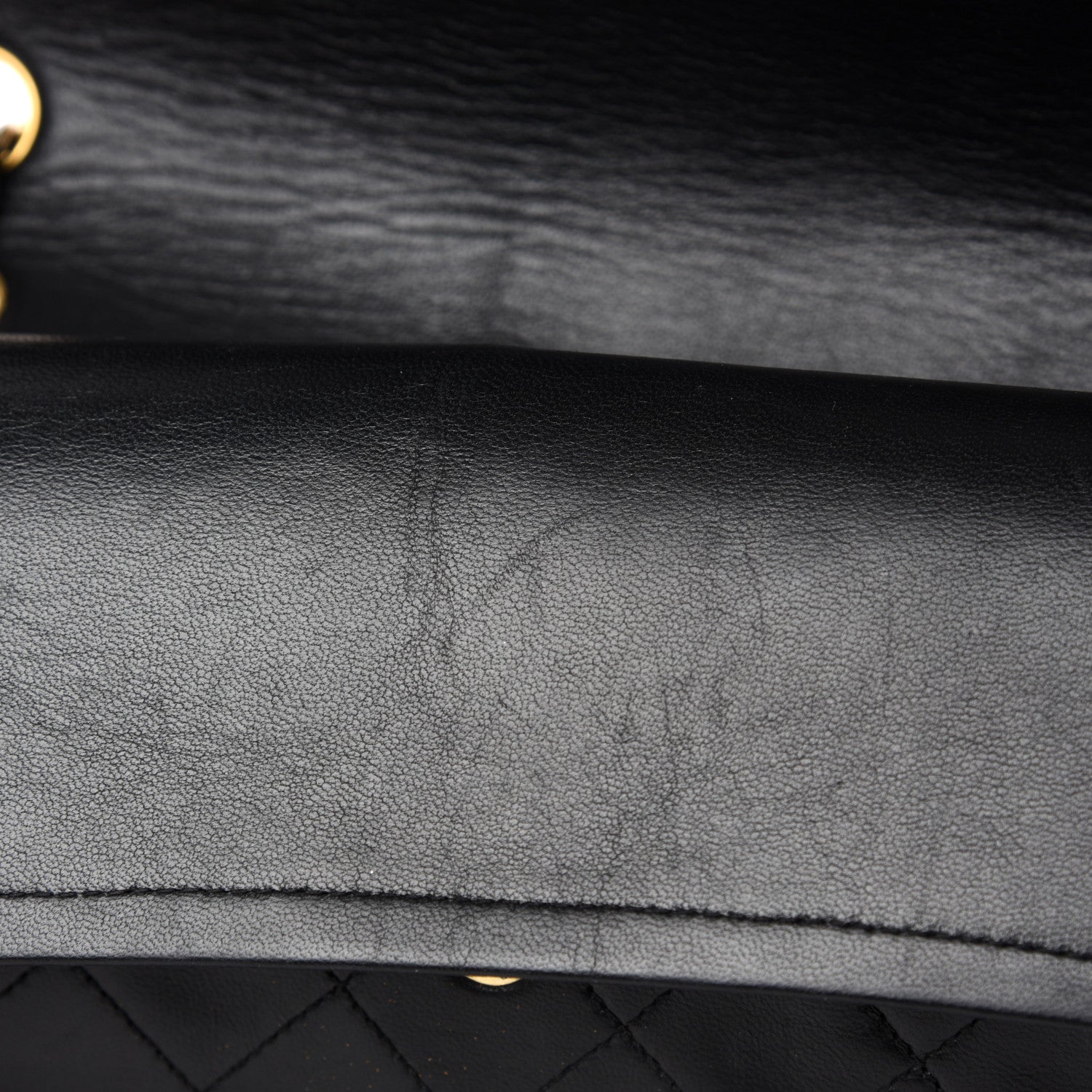 Chanel Lambskin Quilted Medium Double Flap Black 8 of 12