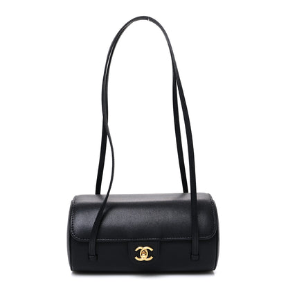 Chanel Shiny Caviar Preppy Coco Small Bowling Bag Black 1 of 11