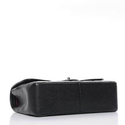 Chanel Caviar Quilted Jumbo Double Flap Black 5 of 9