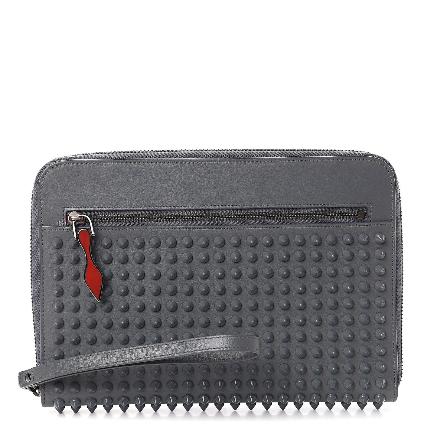 Calfskin Chris Spiked iPad Mini Case Grey
