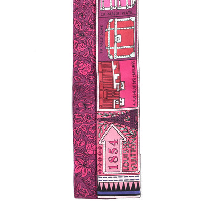 Louis Vuitton Silk Jeu De Louis BB Bandeau Magenta 2 of 3