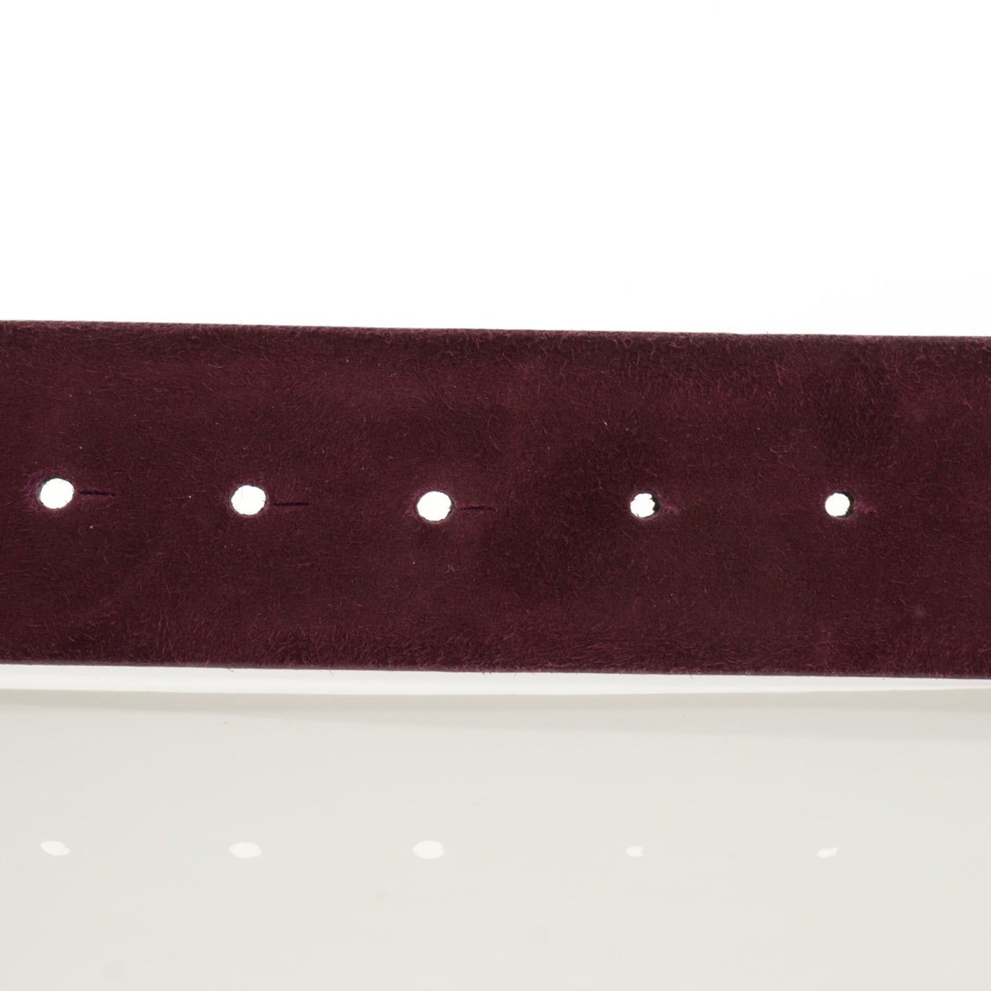Suede Gripoix Crystal Belt 90 36 Burgundy