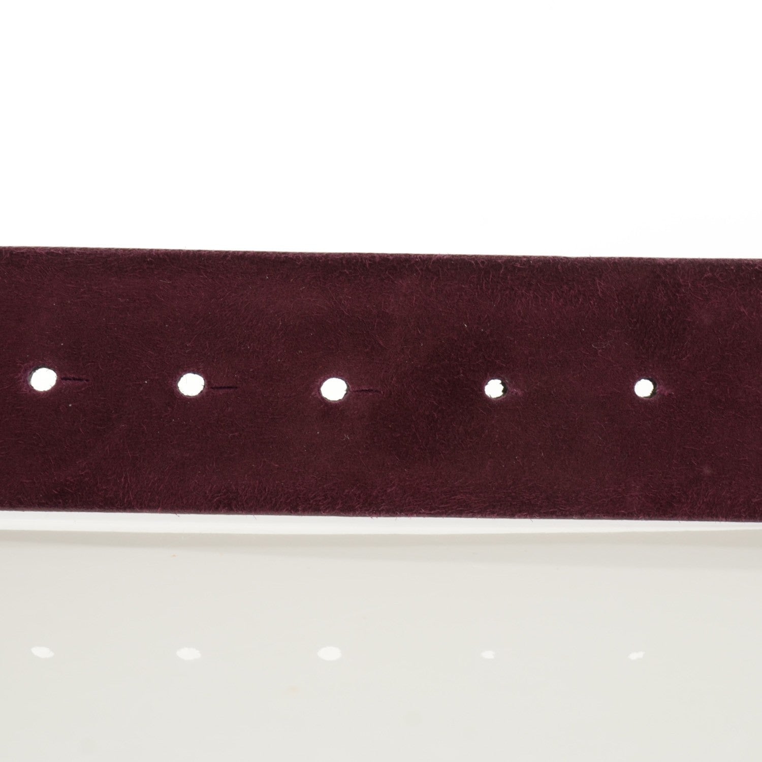 Chanel Suede Gripoix Crystal Belt 90 36 Burgundy 8 of 9