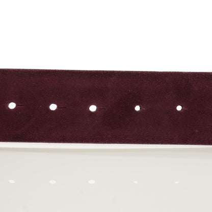 Chanel Suede Gripoix Crystal Belt 90 36 Burgundy 8 of 9