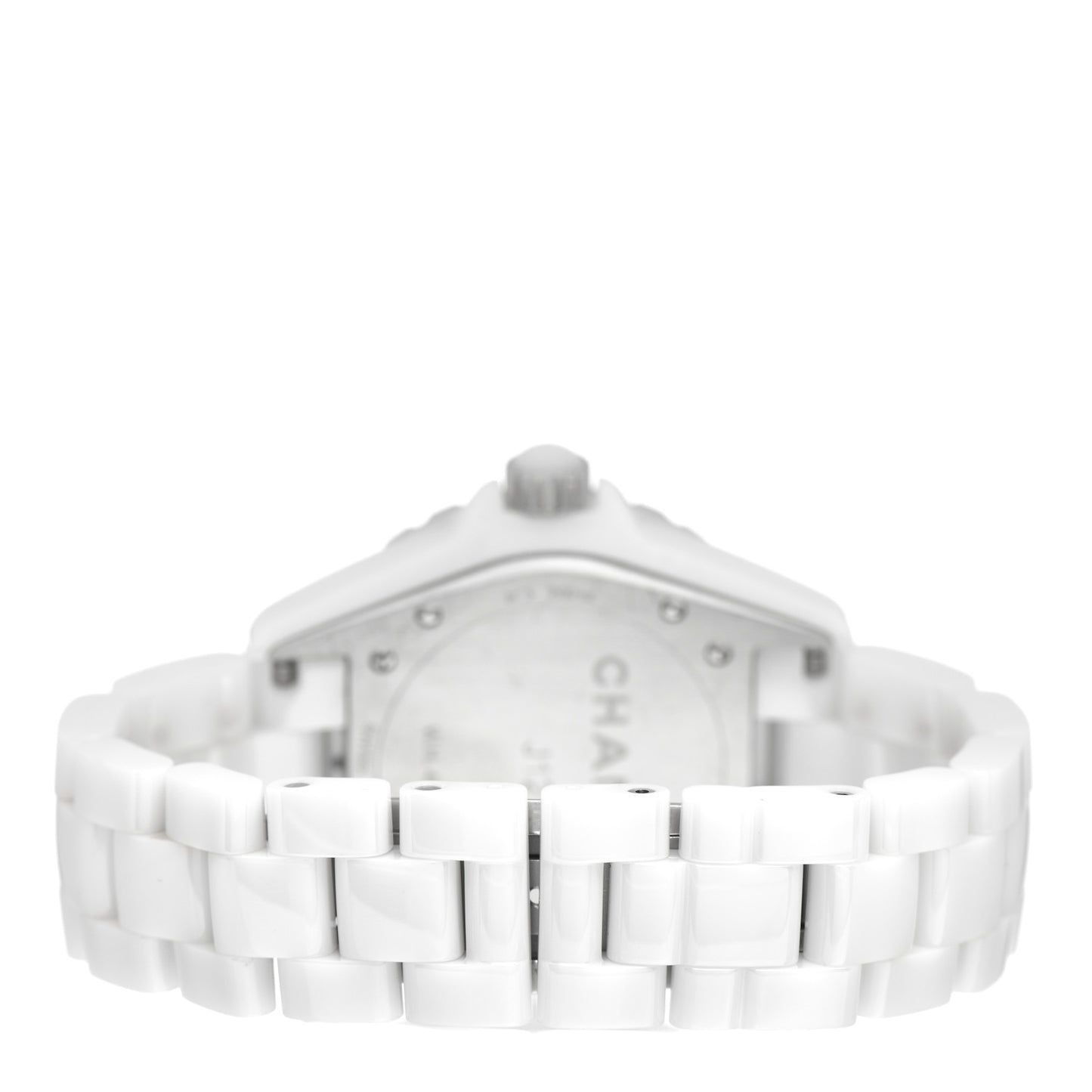 Stainless Steel Ceramic Diamond 38mm J12 Automatic Watch White