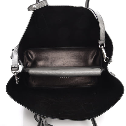 Prada Saffiano Cuir Large Double Bag Marmo 6 of 15