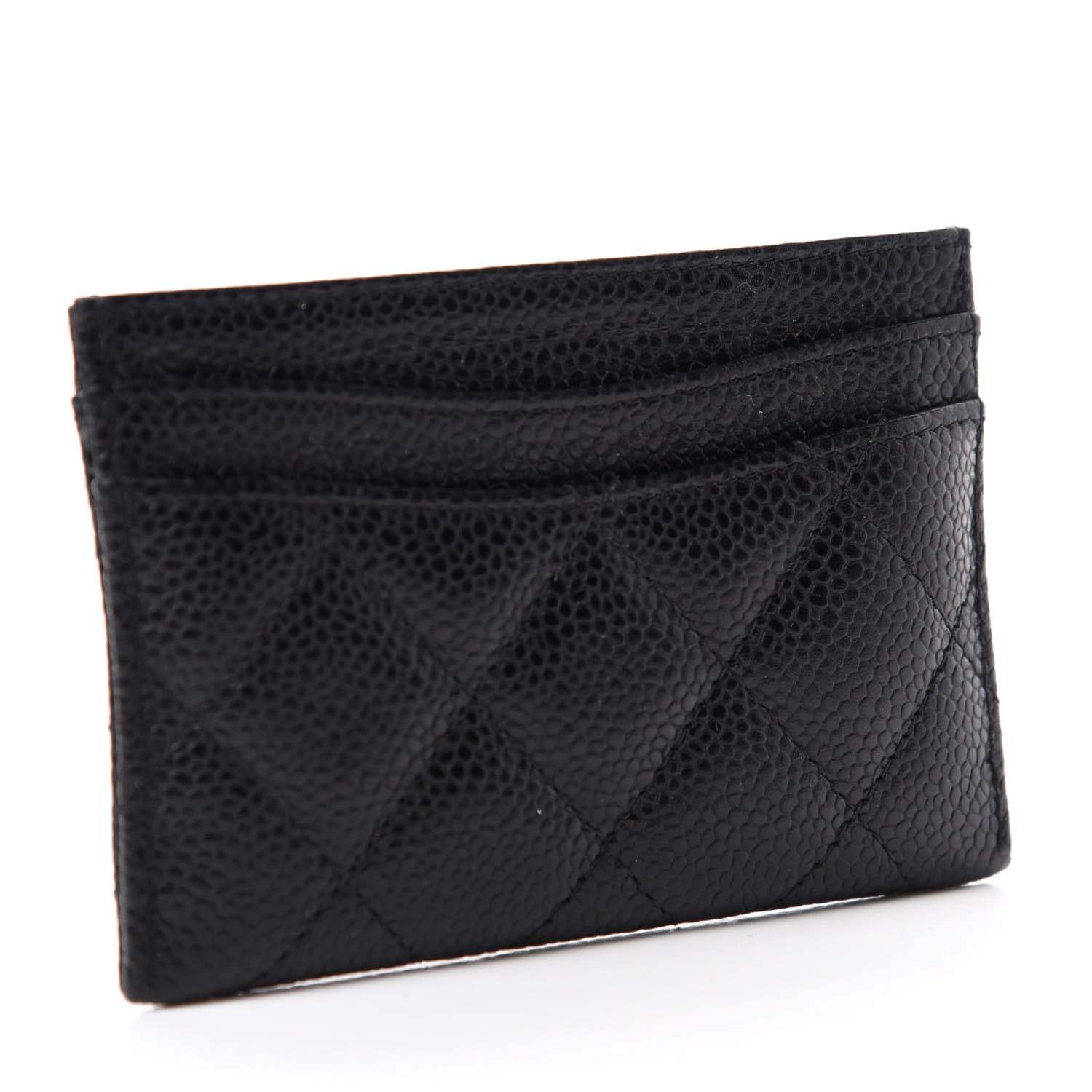 Chanel Caviar Quilted Card Holder Black 3 of 9